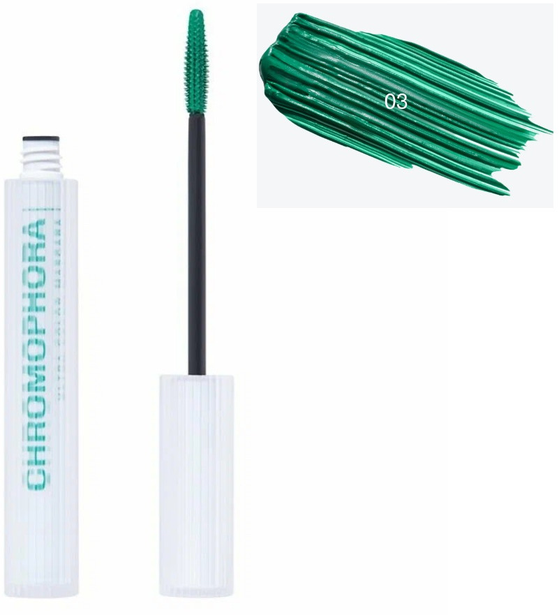 Тушь для ресниц «Chromophora», оттенок 03 Зеленый | Influence Beauty