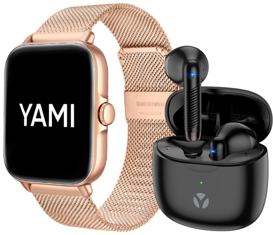 Смарт-часы i1 с наушниками Vibe 2 | YAMI