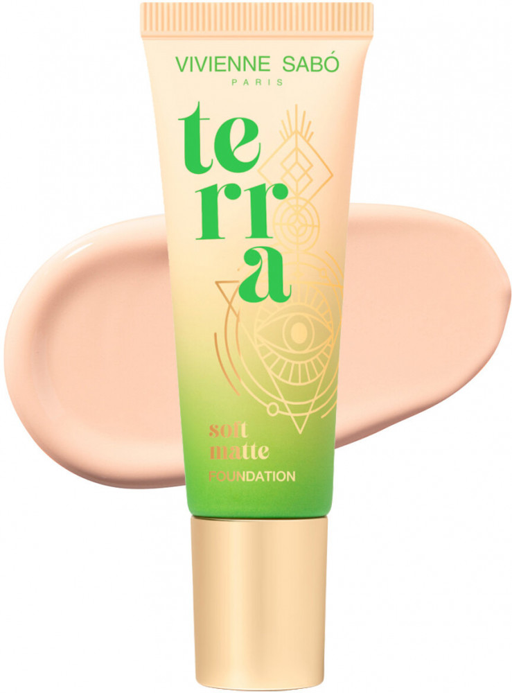 Тональный крем «Terra», оттенок 01 Светло-бежевый | Vivienne Sabo