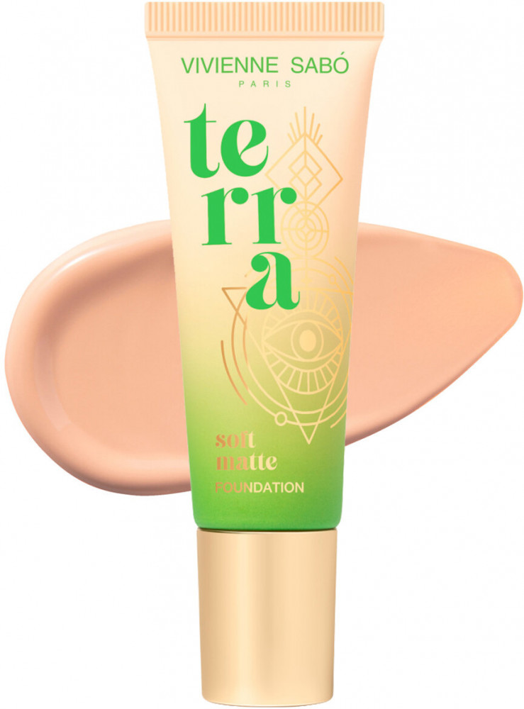 Тональный крем «Terra», оттенок 03 Темно-бежевый | Vivienne Sabo