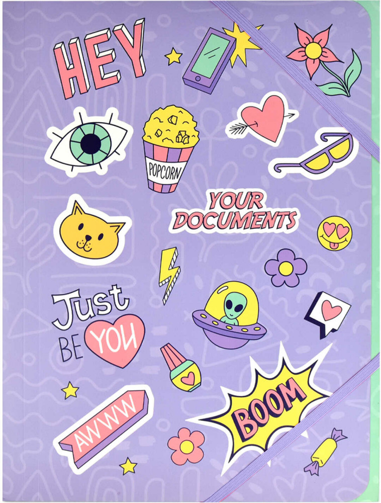 Папка для документов «Яркие стикеры» | Феникс +