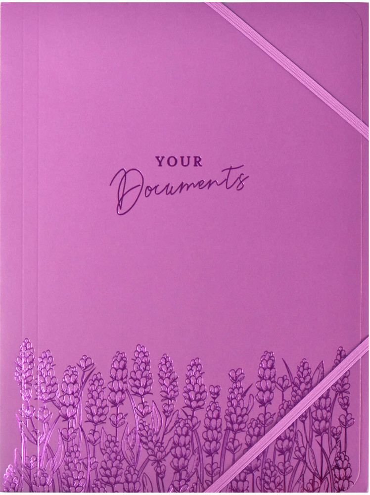 Папка для документов «Лаванда» | Феникс +