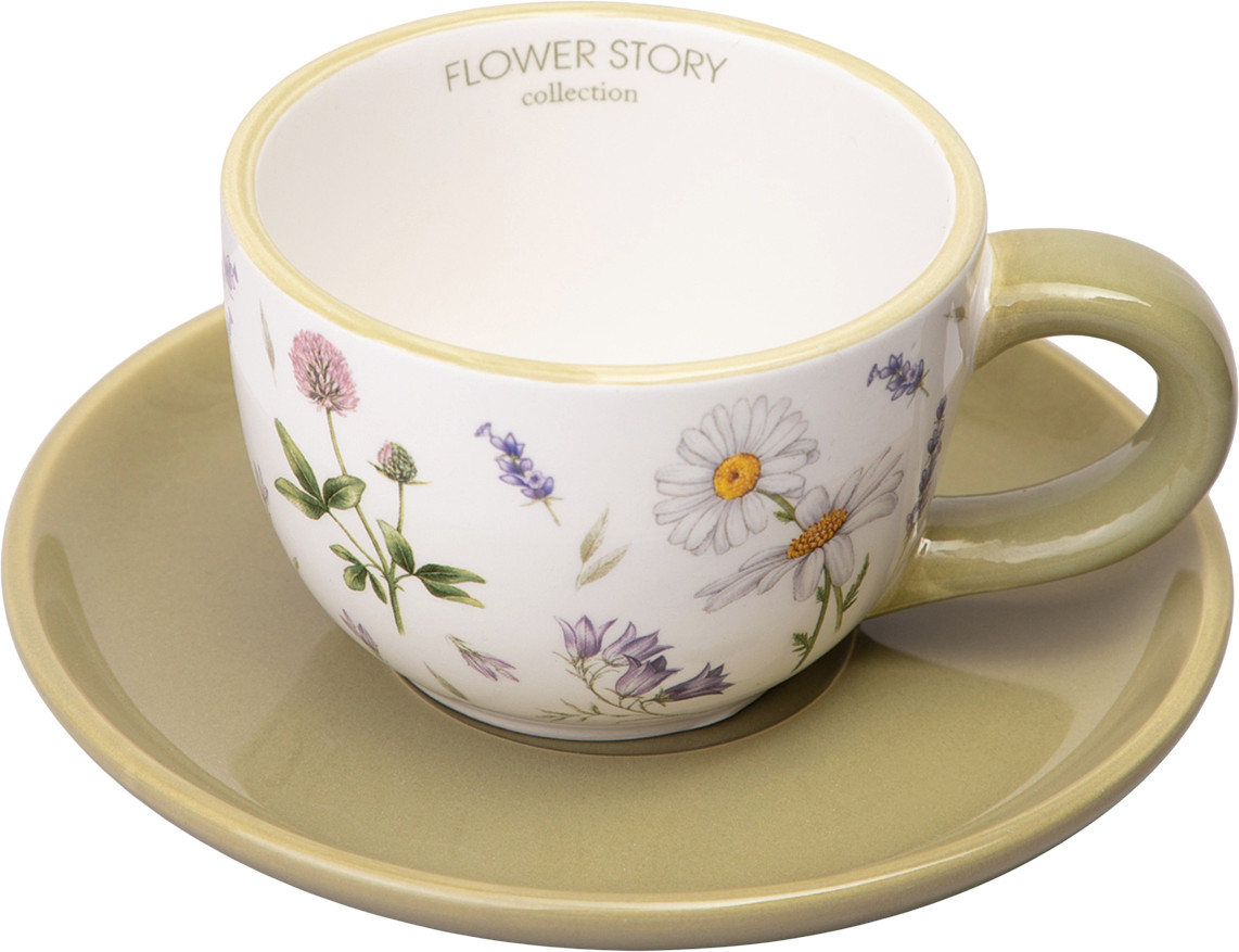 Чайная пара «Flower Story» | Flower Story | Agness