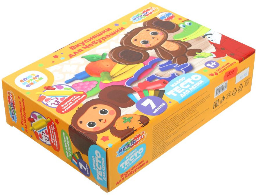 Набор с тестом для лепки «Чебурашка» | Multi Art