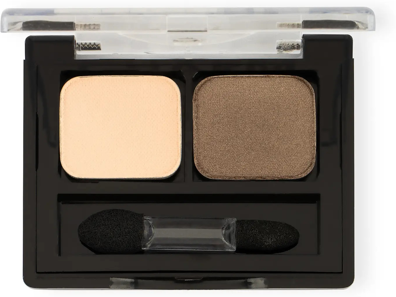 Тени для век двойные «Charm duet», 01 Светло-бежевый/перламутровый тауп | Art-Visage