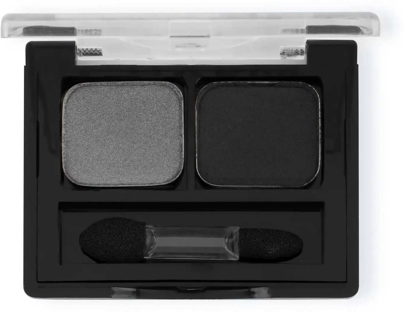 Тени для век двойные «Charm duet», 04 Серый металлик/темный графит | Art-Visage