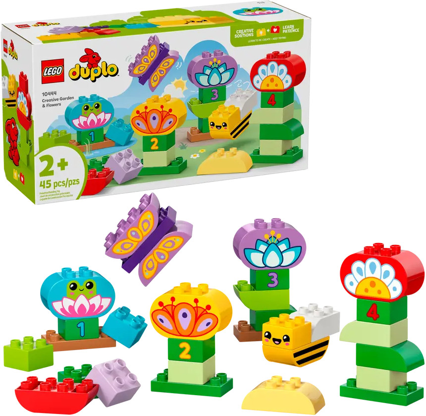 Конструктор Duplo 10444 Сад и цветы для творчества. Creative Garden & Flowers | LEGO Duplo | LEGO (ЛЕГО)