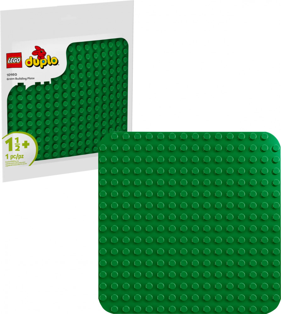 Конструктор Duplo 10460 Зеленая пластина для строительства. Green Building Plate | LEGO Duplo | LEGO (ЛЕГО)