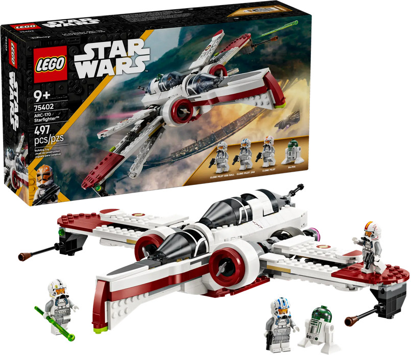 Конструктор Star Wars 75402 Звездный истребитель ARC-170. ARC-170 Starfighter | LEGO Star Wars: Звездные войны | LEGO (ЛЕГО)