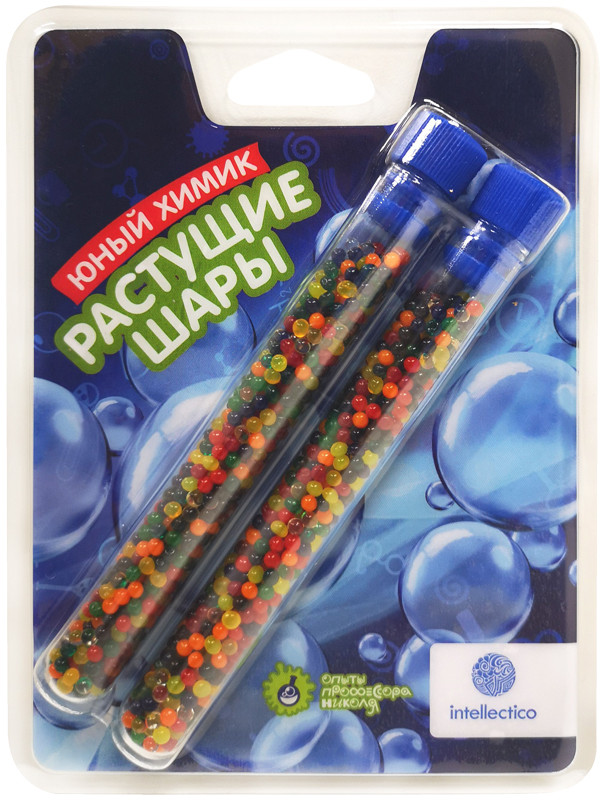 Набор для опытов «Растущие шары в пробирках» | Intellectico