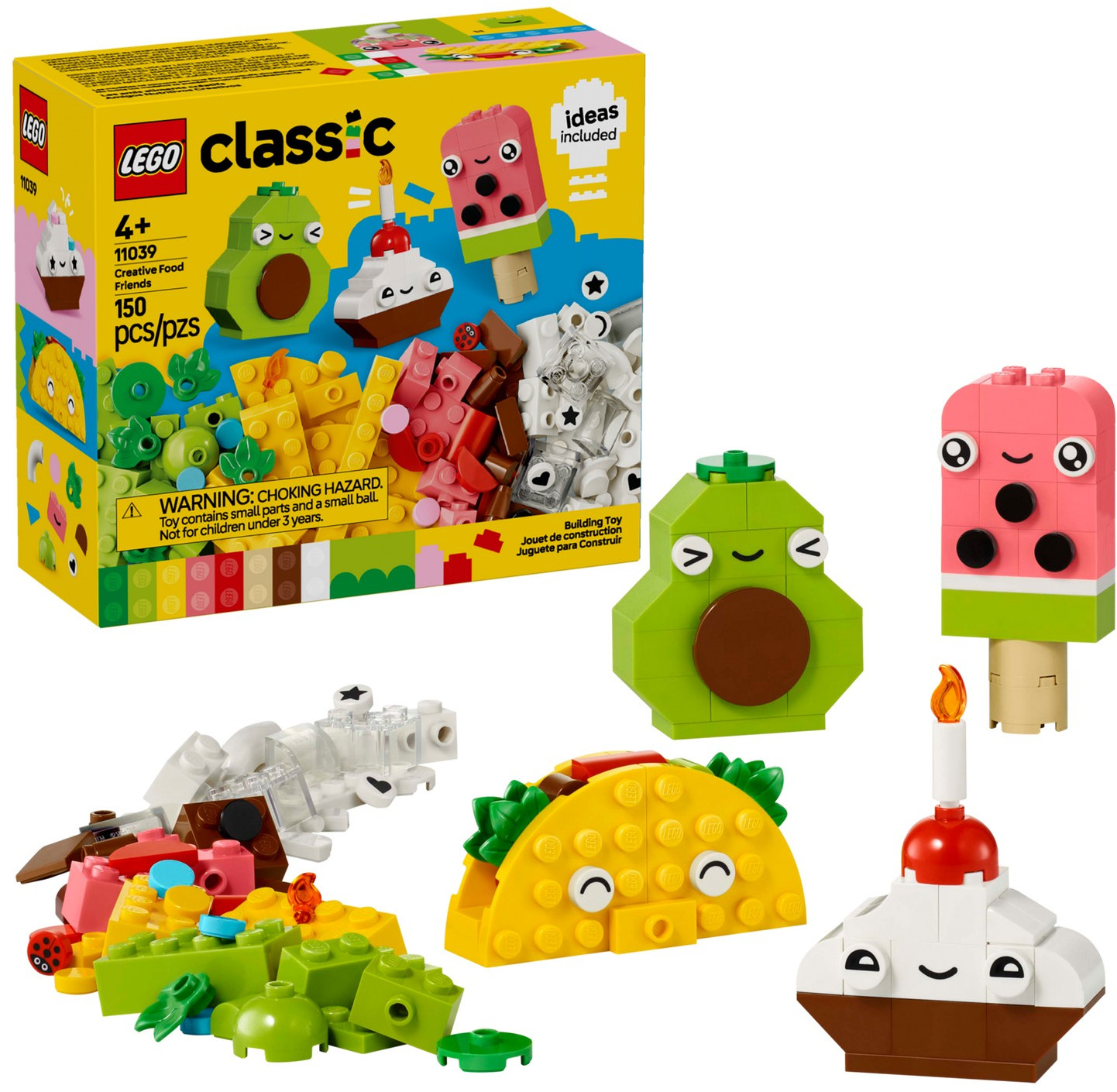 Конструктор Classic 11039 Творческие кулинарные друзья. Creative Food Friends | LEGO Classic | LEGO (ЛЕГО)