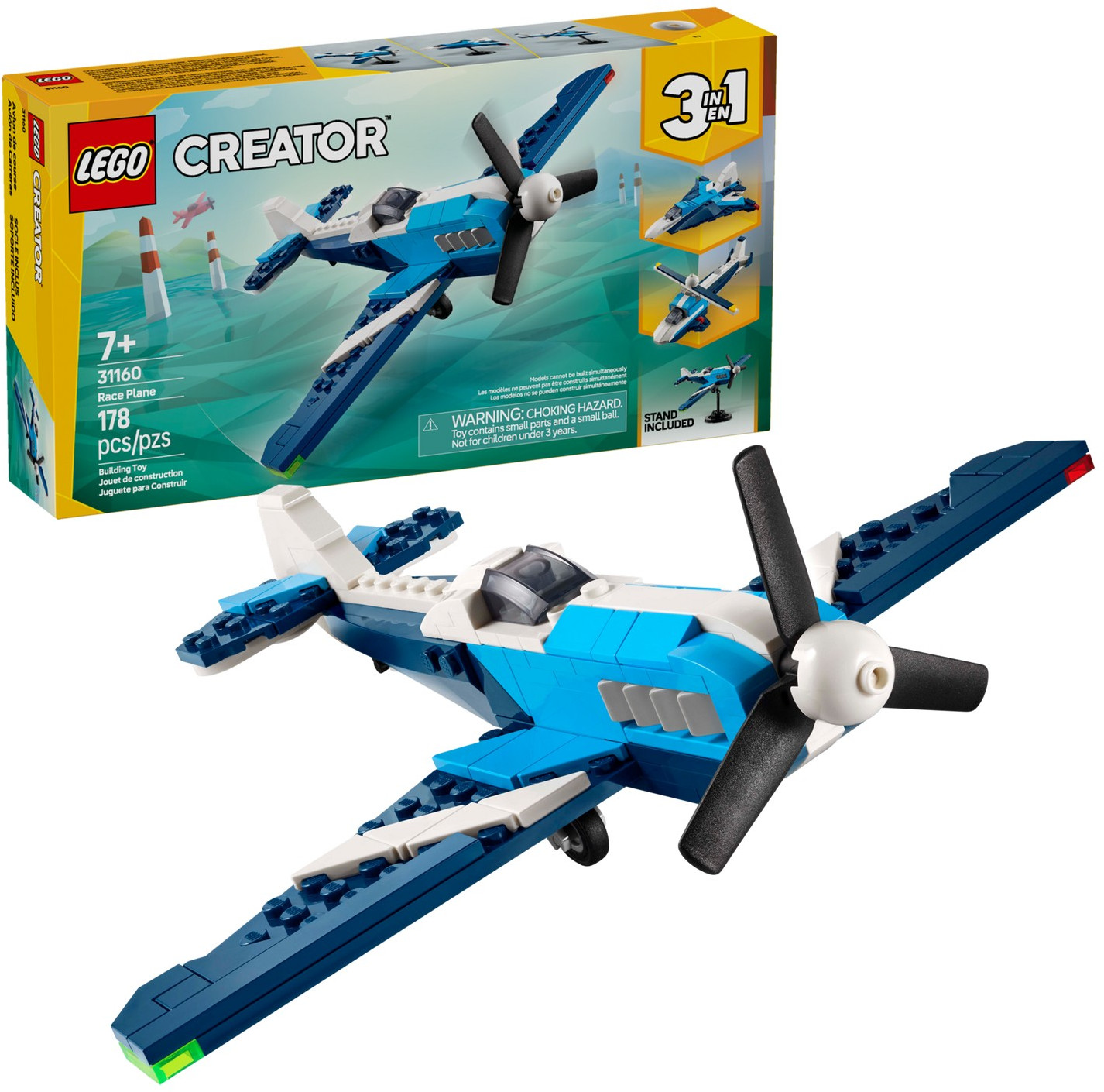 Конструктор Creator 31160 Самолеты: Гоночный самолет. Aircraft: Race Plane | LEGO Creator | LEGO (ЛЕГО)