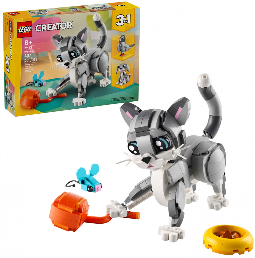 Конструктор Creator 31163 Игривый кот. Playful Cat | LEGO Creator | LEGO (ЛЕГО)