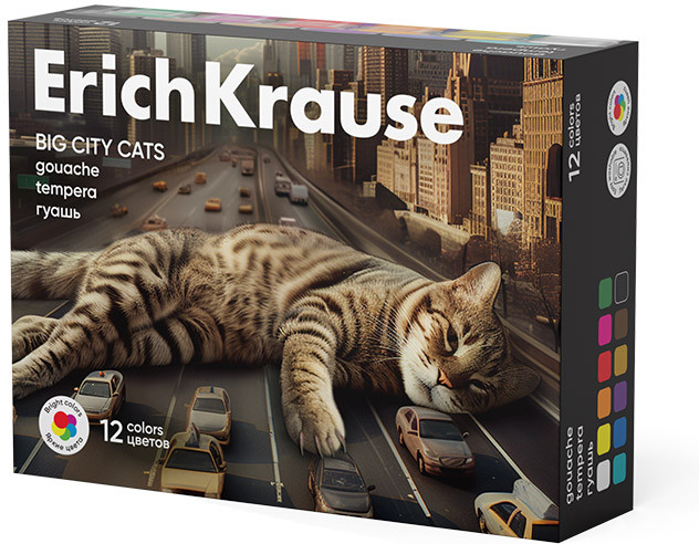 Гуашь «Big City Cats» | Erich Krause