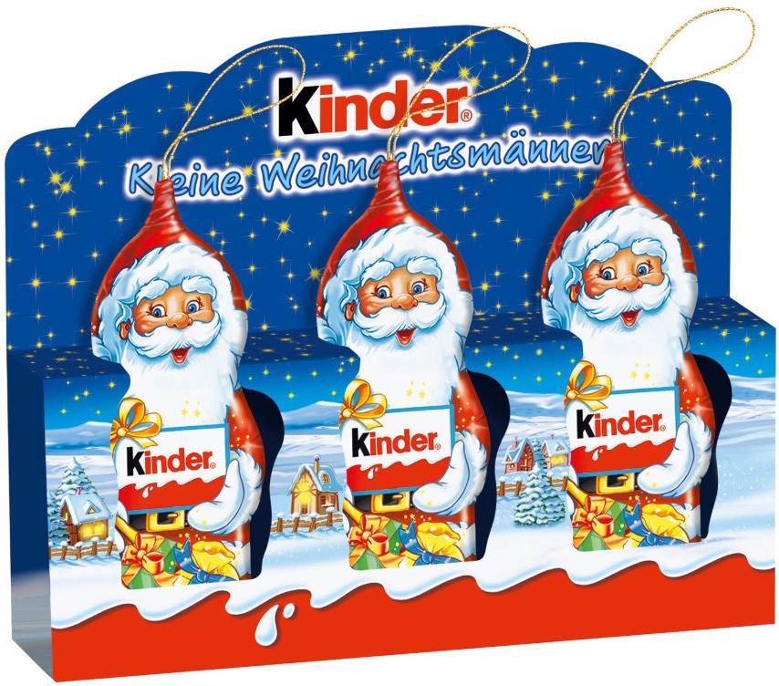 Набор шоколадных фигурок Санты «Weihnachts» | Kinder