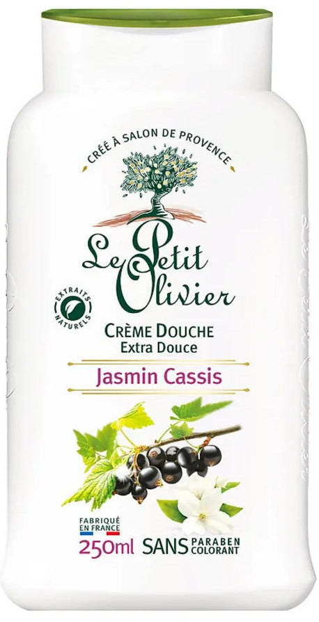 Крем для душа «Crème Douche Extra Douce Jasmine Blackcurrant. Жасмин и Черная смородина» | Le Petit Olivier