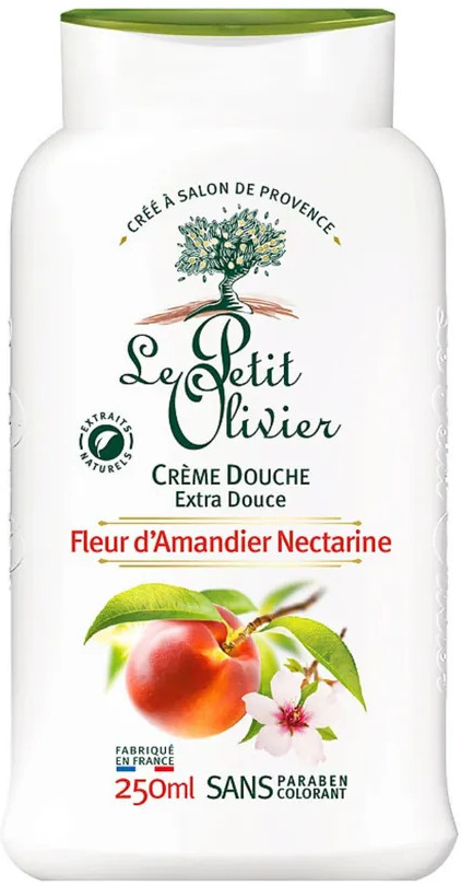 Крем для душа «Crème Douche Extra Douce Almond Blossom Nectarine. Цветущий миндаль и Нектарин» | Le Petit Olivier