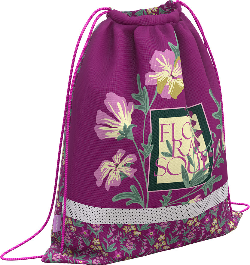 Мешок для обуви с вентиляцией | Floral Soul | Erich Krause