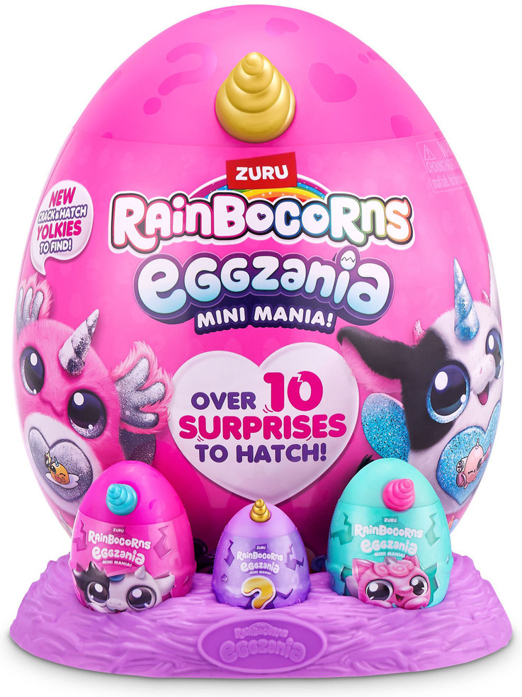 Игровой набор-сюрприз «Rainbocorns Eggzania mini» | Zuru