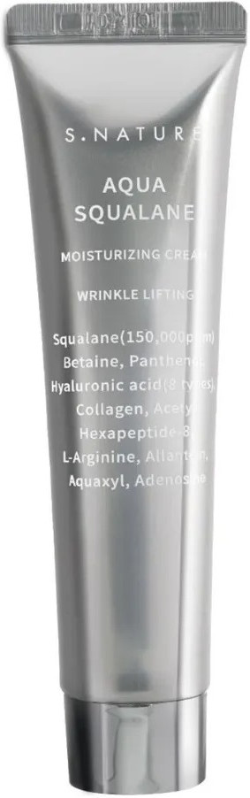 Крем для лица увлажняющий со скваланом «Aqua Squalane Moisturizing Cream» | Aqua | S.Nature