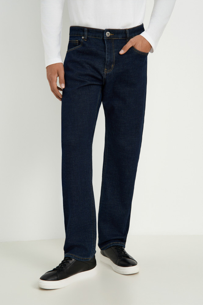 Джинсы мужские утепленные | Finn Flare