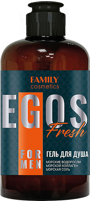 Гель для душа мужской «Fresh» | Egos For Men | Family cosmetics