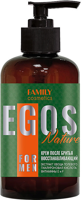 Крем после бритья восстанавливающий «Nature» | Egos For Men | Family cosmetics