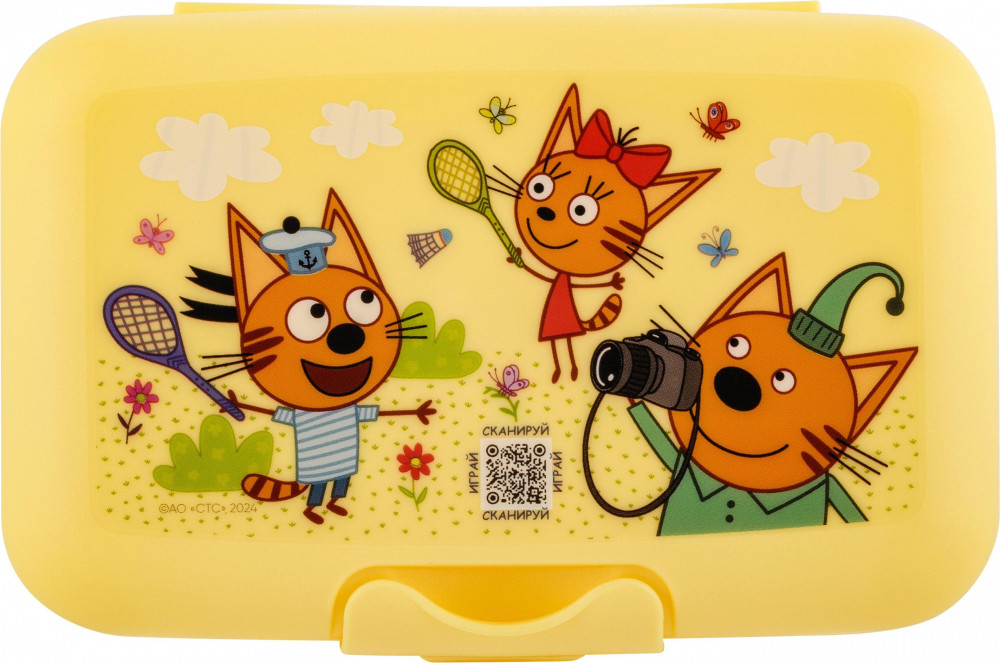 Ланч-бокс «Три кота» | Baby Superstar | Plast team