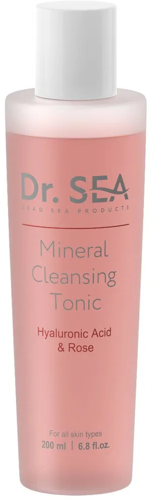 Тоник для лица с гиалуроновой кислотой и экстрактом розы минеральный «Mineral Cleansing Tonic» | Dr. Sea