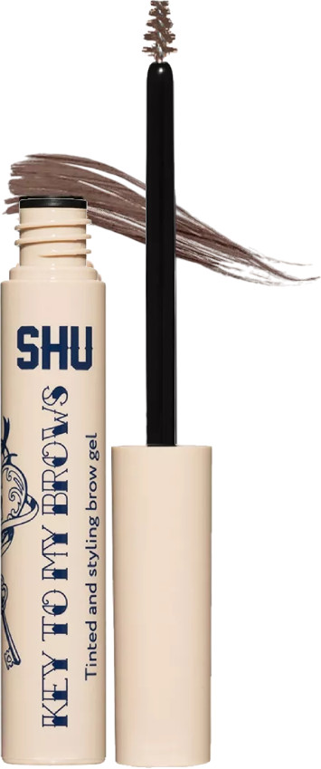 Гель для стайлинга бровей цветной «Key To My Brows», оттенок 213 Серо-коричневый | SHU