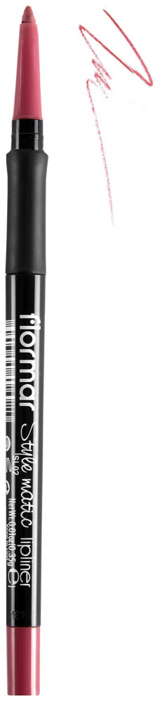 Авто-карандаш для губ «Style Matic», тон SL02 Peach Pink | Flormar