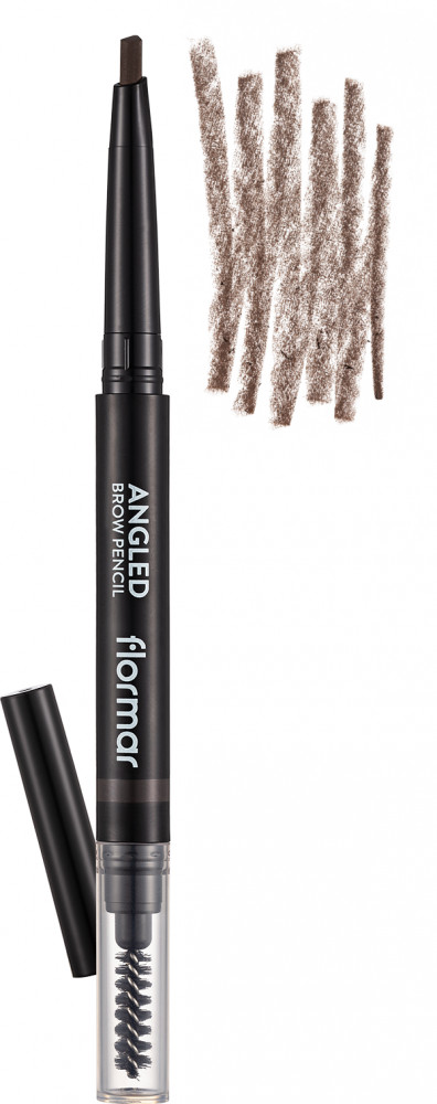 Карандаш для бровей «Angled Brow Pencil», оттенок 004 Dark Brown | Flormar