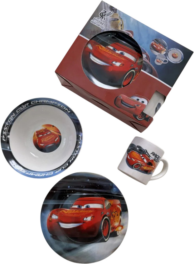 Набор детской посуды «Тачки Маквин»