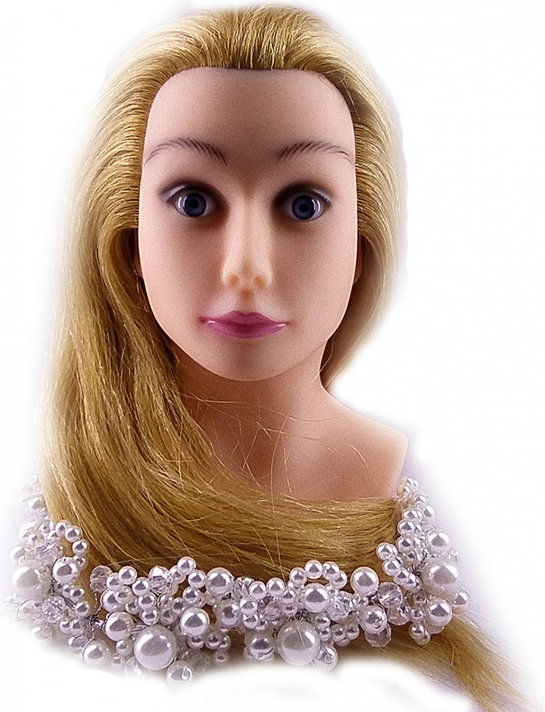 Манекен-голова детская «Мини», русый | Mgshop.Kz