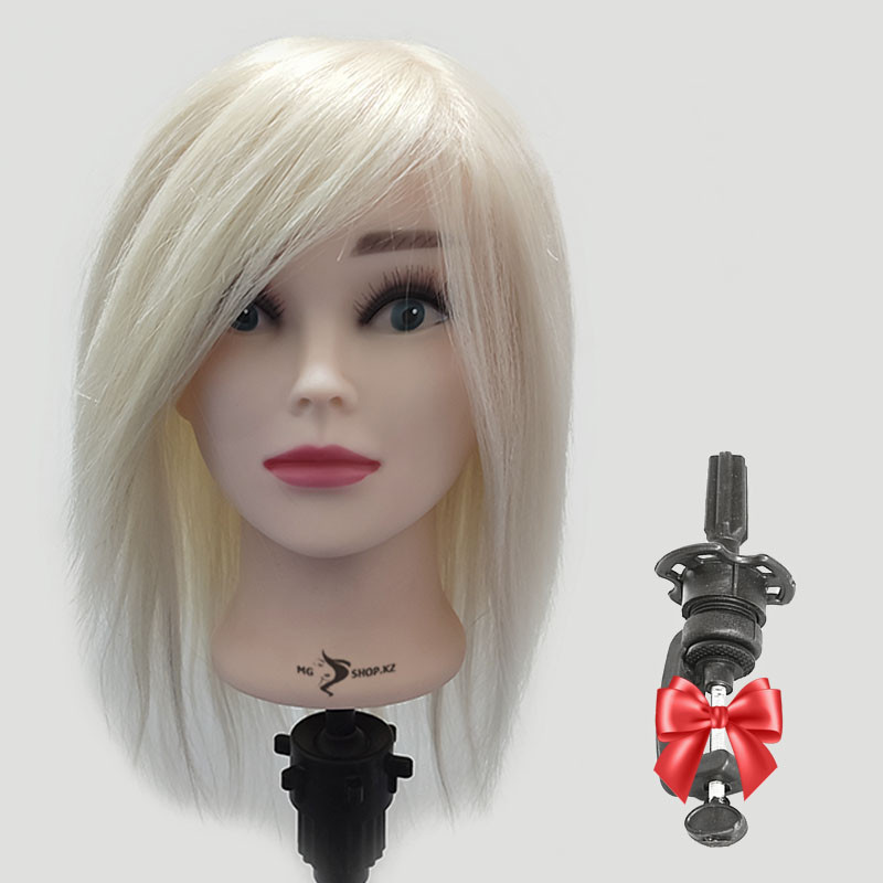 Манекен-голова женский, блонд | Mgshop.Kz
