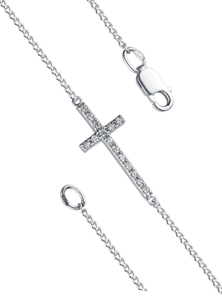 Браслет из серебра с фианитами | Lucente Silver