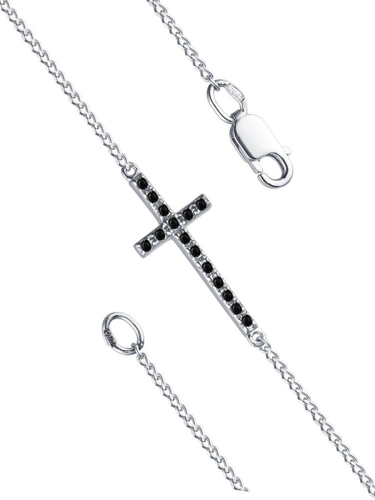 Браслет из серебра с фианитами | Lucente Silver