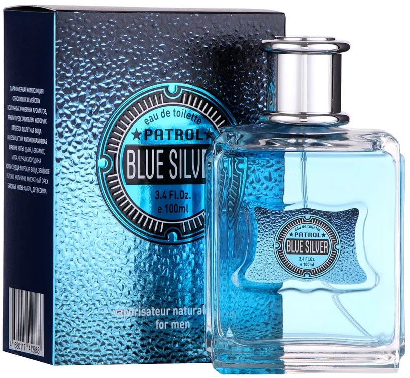 Туалетная вода «Blue Silver» | Patrol | Delta Parfum
