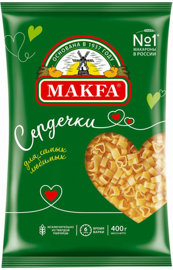 Макароны «Сердечки»