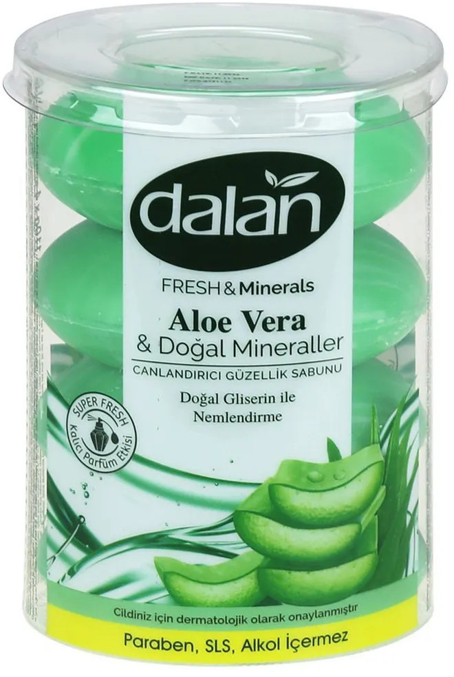 Набор мыла туалетного «Aloe Vera. Алое вера» | Fresh & Minerals | Dalan