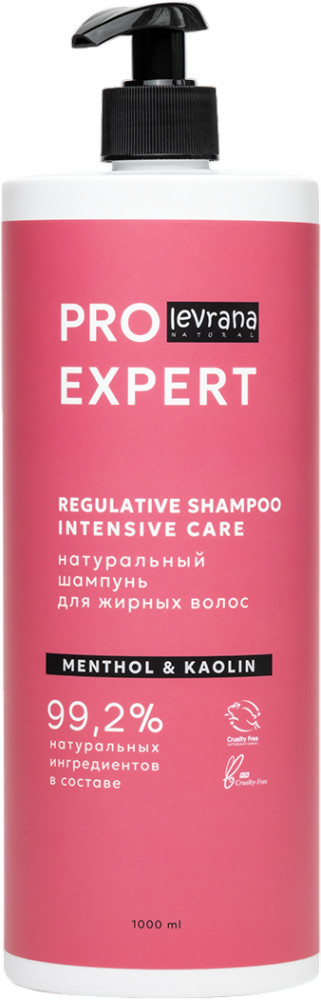 Шампунь для волос «Menthol & Kaolin» | Pro Expert | Levrana