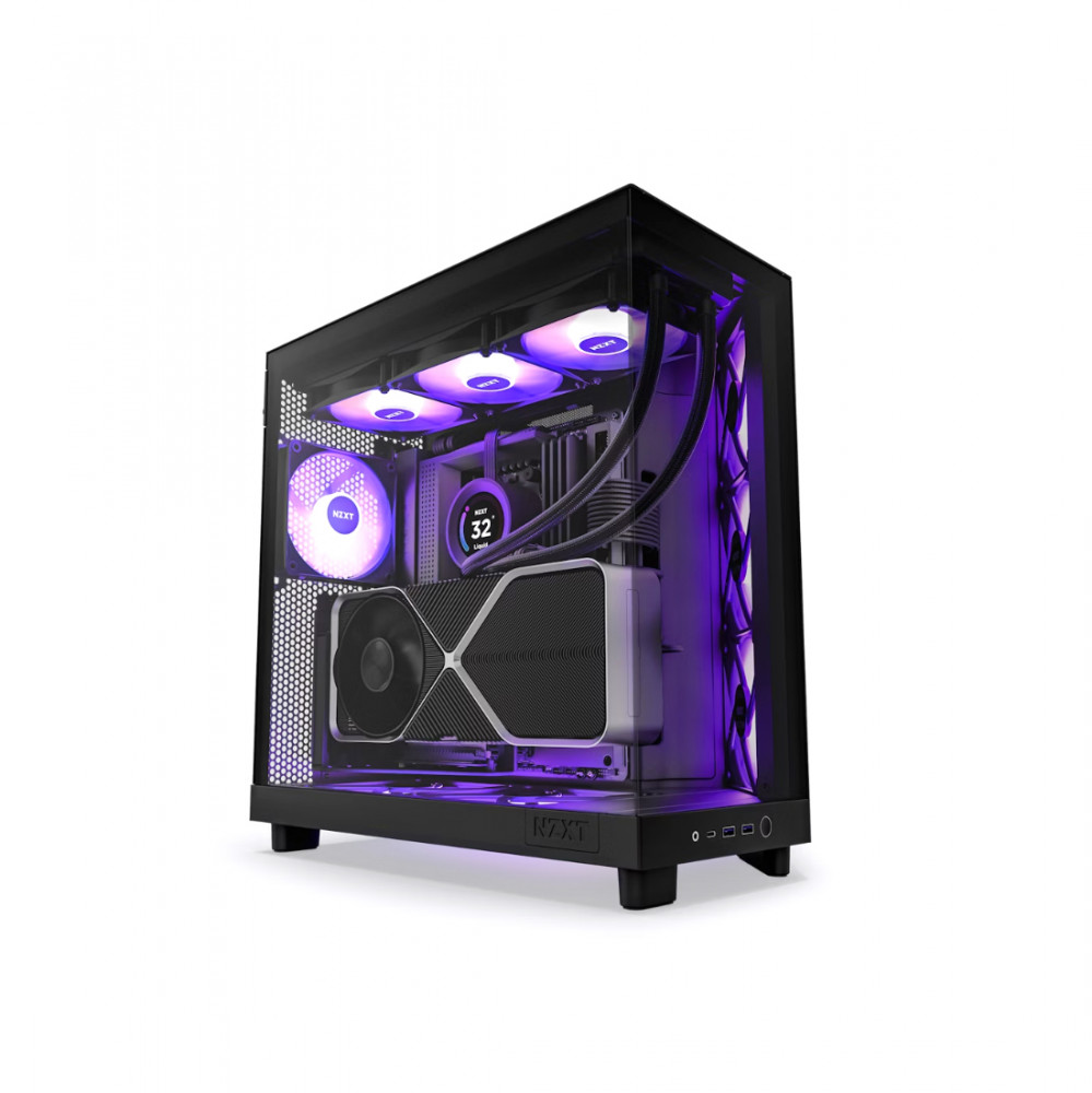 Компьютерный корпус H6 Flow RGB CC-H61FB-R1 | NZXT