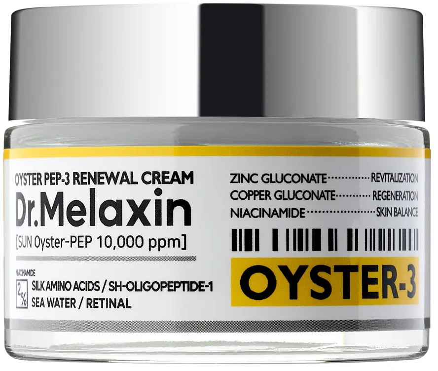 Крем для лица с экстрактом устриц «Renewal Cream» | Oyster Pep3 | Dr. Melaxin