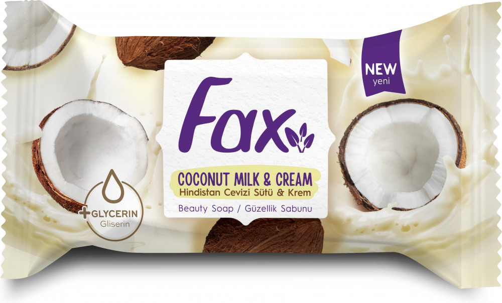 Мыло туалетное «Крем и кокосовое молоко. Coconut Milk & Cream» | Fax