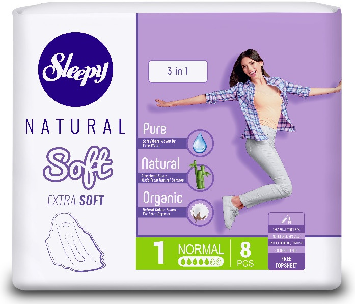 Прокладки гигиенические Классик «Natural Soft Normal 1» | Sleepy