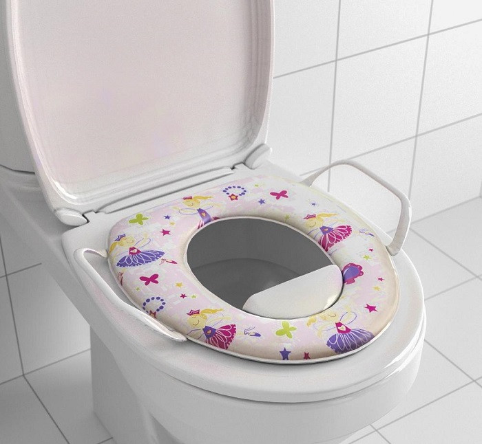 Сиденье для унитаза детское с ручками DK-3000-1 | Delphinium