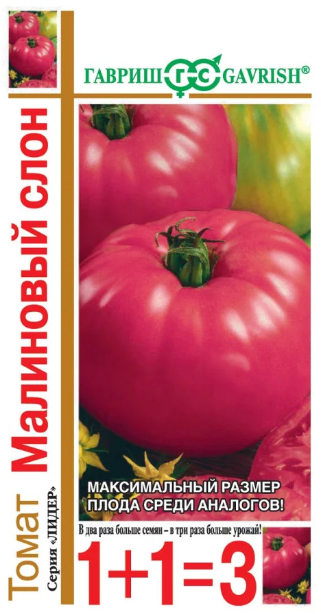 Томат «Малиновый слон» | Лидер (1+1=3) | Гавриш