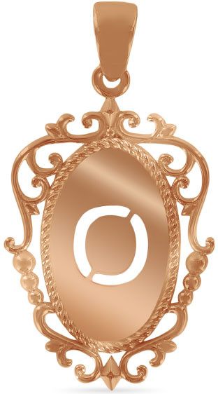 Подвеска с буквой из золота | Алтын