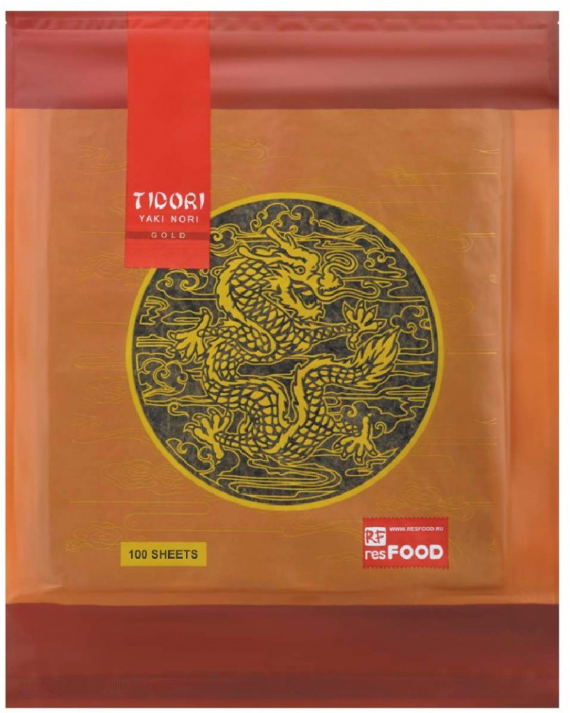 Водоросли нори сушеные листовые для приготовления роллов «Gold» | Tidori