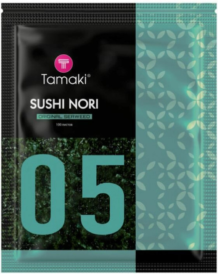 Водоросли нори морские сушеные прессованные листовые Sushi Nori 05